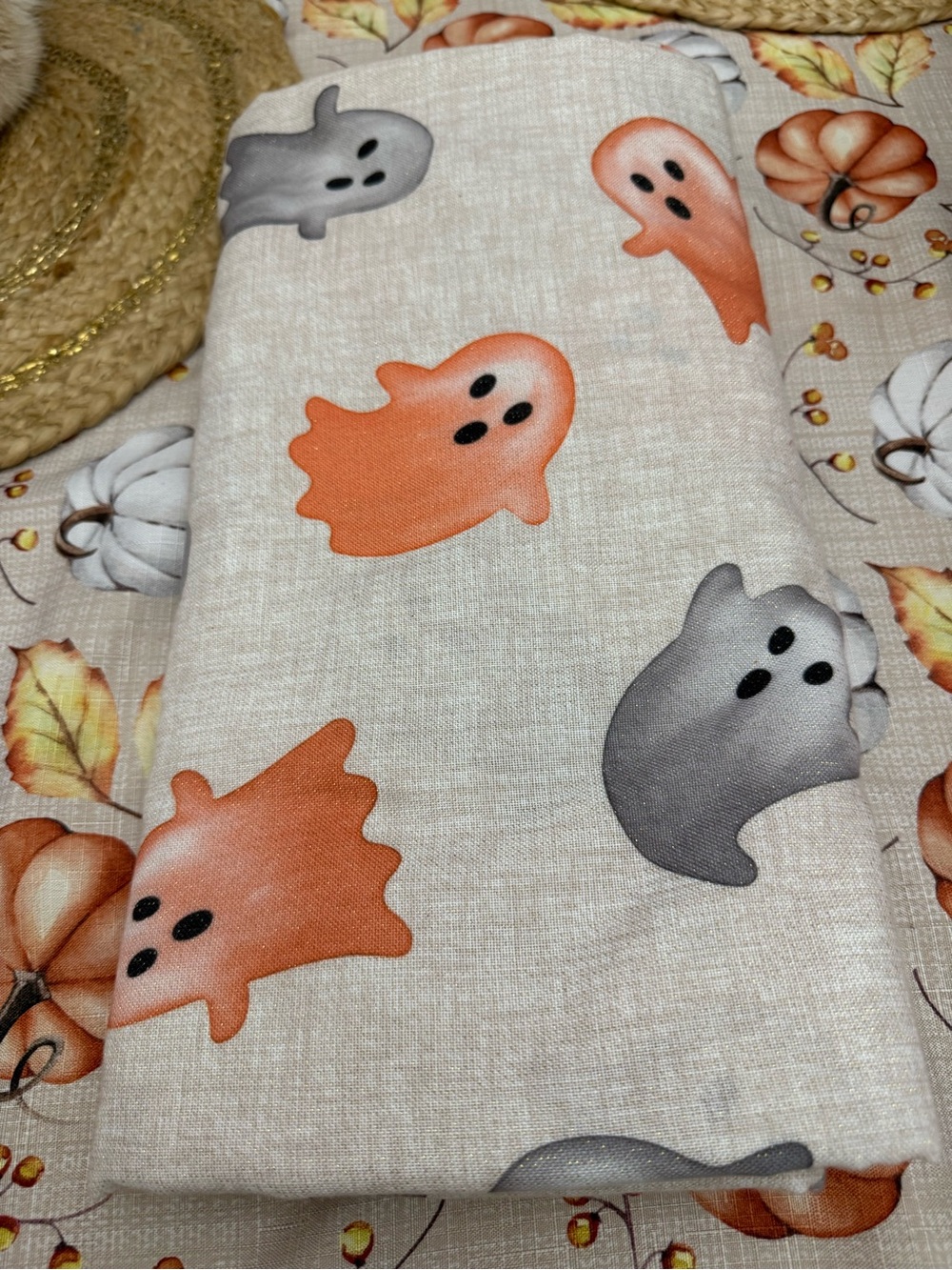Ghost Halloween tablecloth